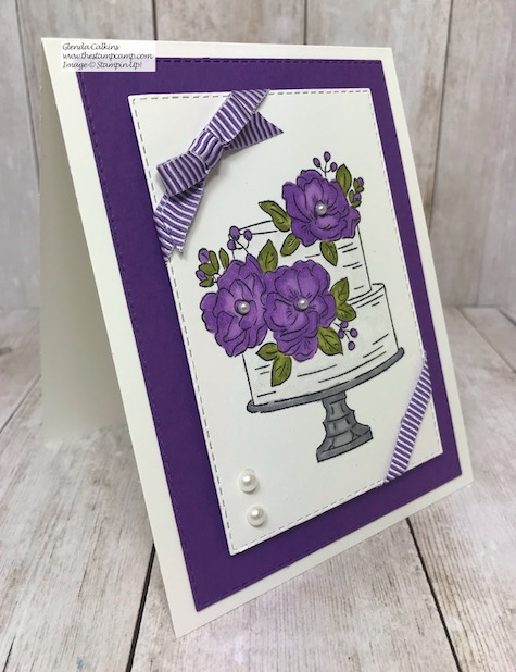 Day 4 in my Happy Birthday To You Free Stamp Set from Stampin' Up! Yes, this stamp set is free with a min. $50.00 order during Sale-a-bration. Check out the details here: https://wp.me/p59VWq-aGU . #stampinup #saleabration #thestampcamp #happybirthdaytoyou