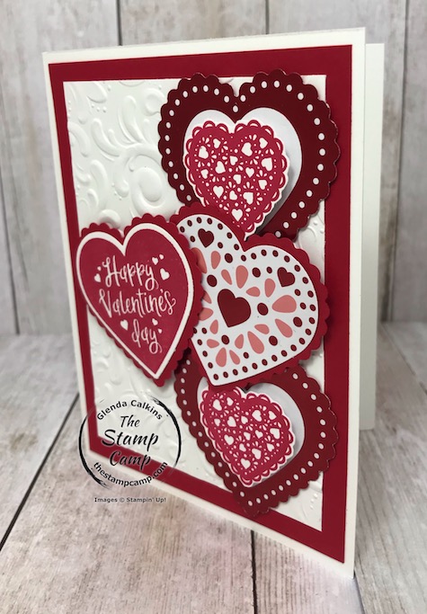 The Heartfelt Bundle is the perfect stamp set and punches for Valentine's Day Cards create them quick and easily with this bundle. Details on my blog here: https://wp.me/p59VWq-aJi #stampinup #valentinesday #thestampcamp #heartfelt