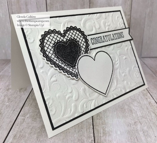 The Heartfelt Bundle is not just for Valentine's Day you can do so much more with it. Details are on my blog here: https://wp.me/p59VWq-aI7 #stampinup #thestampcamp #heartfelt #Wedding