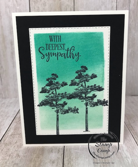 Rooted in Nature is perfect for Masculine Sympathy cards and the brayering background technique makes them quick and easy. Details on my blog here: https://wp.me/p59VWq-aJ4 #stampinup #thestampcamp #sympathy #nature