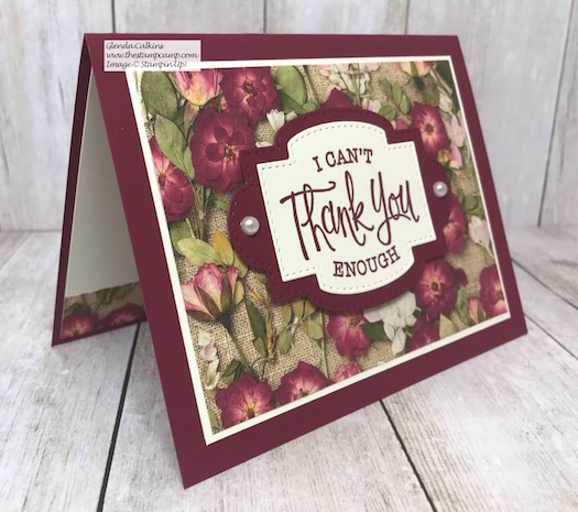 The New So Sentimental Bundle has the perfect sentiments and coordinating framelit dies to create quick and easy cards in not time. Details are on my blog here: https://wp.me/p59VWq-aHm #stampinup #thestampcamp #sosentimental #pressedpetals