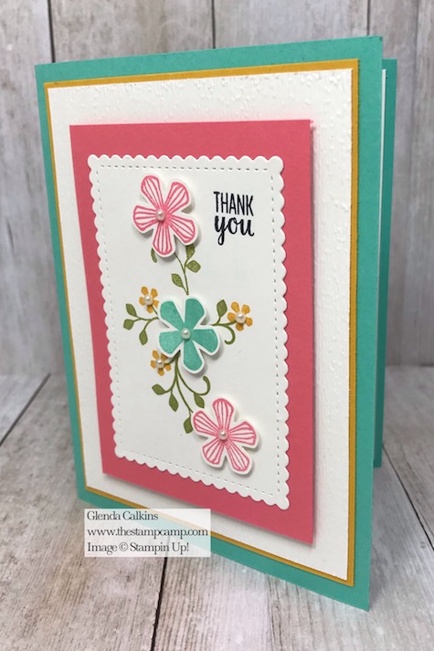 Free Sale-a-bration stamp set Thoughtful Blooms with the Small Bloom Punch available for free with a min. $150.00 order. Details on my blog here: https://wp.me/p59VWq-aIH #stampinup #thestampcamp #saleabration