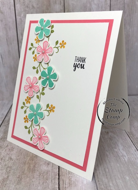 Free Sale-a-bration stamp set Thoughtful Blooms with the Small Bloom Punch available for free with a min. $150.00 order. Details on my blog here:  https://wp.me/p59VWq-aIP #stampinup #thestampcamp #saleabration