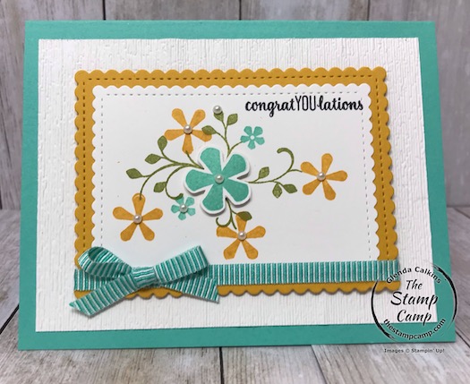Free Sale-a-bration stamp set Thoughtful Blooms with the Small Bloom Punch available for free with a min. $150.00 order. Details on my blog here: https://wp.me/p59VWq-aIW #stampinup #thestampcamp #saleabration