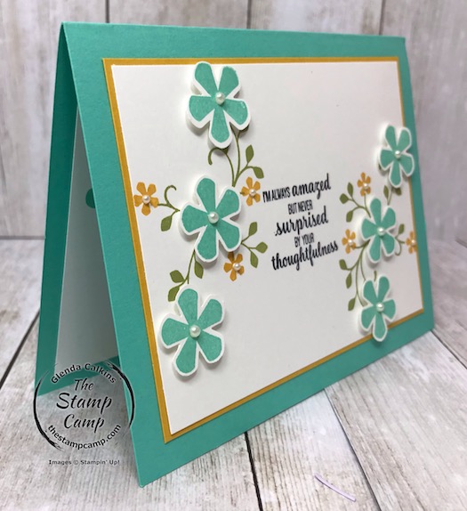 Thoughtful Blooms FREE Sale-a-bration stamp set Day 4. See my blog for details here: https://wp.me/p59VWq-aJp #stampinup #thoughtfulblooms #saleabration #thestampcamp