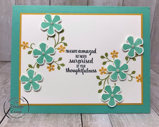 Continuing with the Thoughtful Blooms Stamp Set