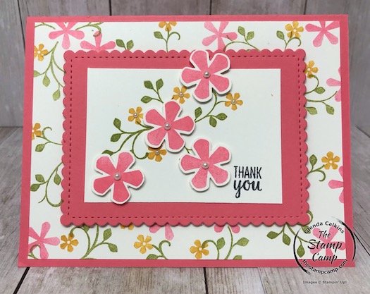 Thoughtful Blooms FREE Sale-a-bration stamp set Day 5.  See my blog for details here: https://wp.me/p59VWq-aJA  #stampinup #thoughtfulblooms #saleabration #thestampcamp