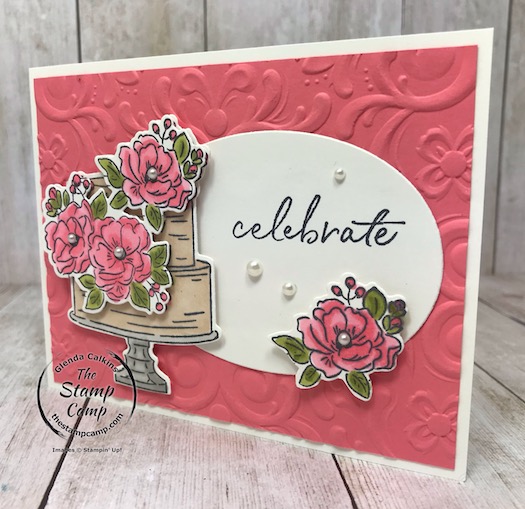 The Happy Birthday To You Stamp Set is a FREE Sale-a-bration stamp set which also has coordinating framelits to go with them. Details can be found on my blog here: https://wp.me/p59VWq-aND #stampinup #thestampcamp #saleabration #birthday