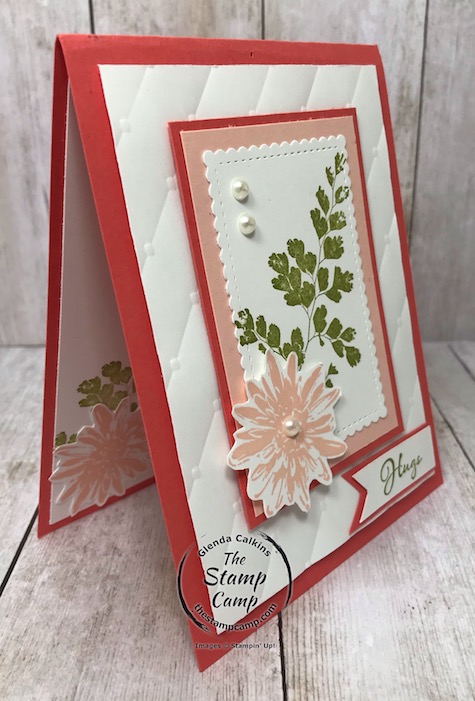 This card was created for a challenge using the Positive Thoughts stamp set from the mini catalog. Details are on my blog here: https://wp.me/p59VWq-aOG . #stampinup #positivethoughts #thestampcamp