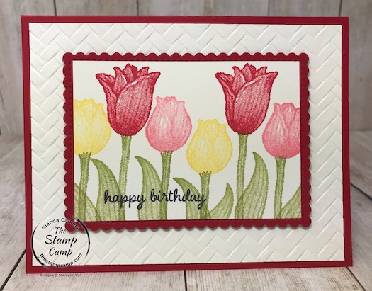 Timeless Tulips with the Tulip Builder Punch from Stampin' Up! the perfect set for Spring occasions. Details are on my blog here: https://wp.me/p59VWq-aNM #stampinup #tulips #punch #thestampcamp