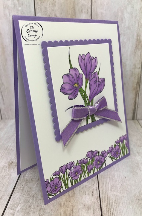 This is a stepped up version of my Simple Stamping with the Easter Promise stamp set from Stampin' Up! Details are on my blog here: https://wp.me/p59VWq-aRH . #stampinup #easterpromise #thestampcamp