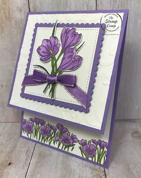 This is my Stepped Up Wow Easter Promise Card. I've been taking this stamp set from simple stamping up to Wow stamping. Details are on my blog here: https://wp.me/p59VWq-aRO #stampinup #simplestamping #easterpromise #thestampcamp