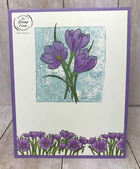 This is the Easter Promise Stamp set from Stampin' Up! Simple card for simple stamping. Details are on my blog here: https://wp.me/p59VWq-aRA . #stampinup #easter #simplestamping #thestampcamp