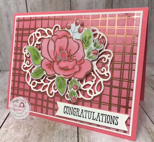 The Flowering Foils Specialty Designer Series Paper are just GORGEOUS! See my blog here for details on how you can get this paper pack for FREE! https://wp.me/p59VWq-aPF #stampinup #thestampcamp #floweringfoils