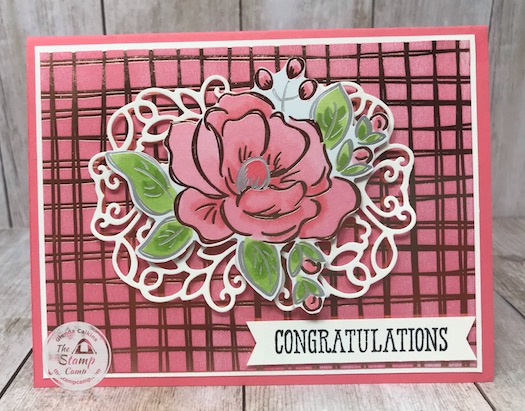 The Flowering Foils Specialty Designer Series Paper are just GORGEOUS! See my blog here for details on how you can get this paper pack for FREE! https://wp.me/p59VWq-aPF #stampinup #thestampcamp #floweringfoils
