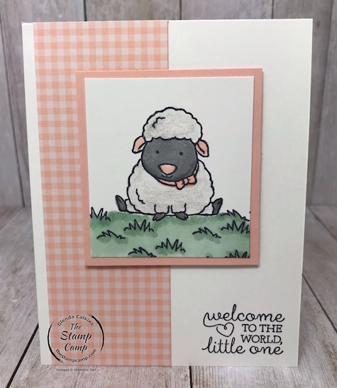 Welcome Little One from the Welcome Easter stamp set isn't just for Easter. Details are on my blog: https://wp.me/p59VWq-aQM #stampinup #baby #thestampcamp #welcomeeaster