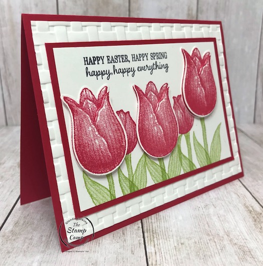 The timeless tulips bundle is perfect for Easter and Spring cards of all occasions. Details are on my blog here: https://wp.me/p59VWq-aSH #stampinup #timelesstulips #thestampcamp #easter