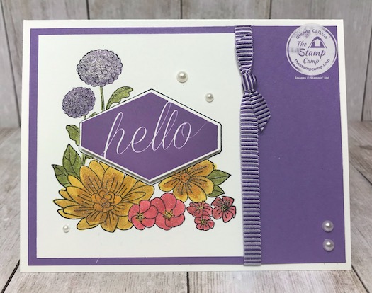 The Accent Blooms stamp set is on the 2020 Retired list for Stampin' Up! It will be gone for good by June 2, 2020. Details are on my blog here: https://wp.me/p59VWq-aXf . #stampinup #accentblooms #thestampcamp #technique