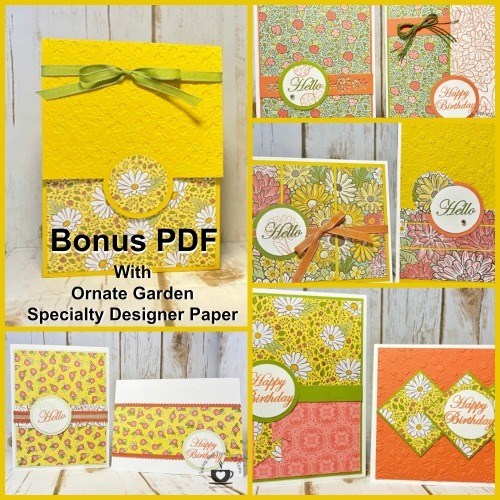April Customer Appreciation PDF file free with a min. $40.00 order and must use this hostess code: 2NDPEFNC . Details are on my blog here: https://wp.me/p59VWq-aT0 #stampinup #thestampcamp