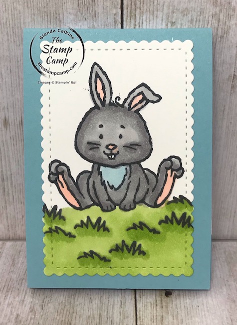 Welcome Easter Treat Holder super simple and will look great in the easter baskets. Details on my blog here: https://wp.me/p59VWq-aU8 #stampinup #easter #eastertreatholder #thestampcamp