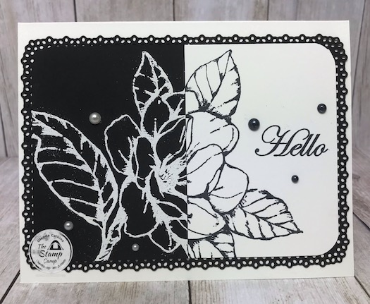 This technique is an oldie but a goodie. Have you ever done the split negative technique? Join Me here on my facebook page for details: https://wp.me/p59VWq-bfh. #stampinup #thestampcamp #glendasblog #technique #magnolia