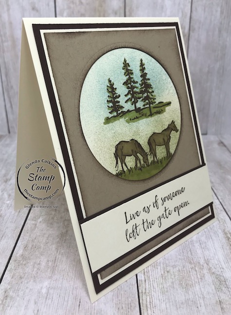 The Let it Ride stamp set from Stampin' Up! is on the retired list and soon will be no longer available to order. Details on this set are on my blog here: https://wp.me/p59VWq-bdS. #stampinup #letitride #thestampcamp #horse