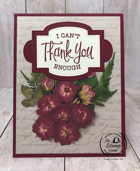 The Pressed Petals Specialty Designer Series Papers will make the most beautiful cards in no time. Just add your sentiment and you are ready to go! Details are on my blog here: https://wp.me/p59VWq-aZh. #stampinup #designerpaper #thestampcamp #pressedpetals