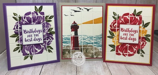 How about a fun and different technique using the Best Plaid Builder Dies? How about the Faux Tile technique. With the Best Plaid Builder dies you can create the perfect tiles every time. Details are on my blog: https://wp.me/p59VWq-biV#stampinup #thestampcamp #bestplaiddies #plaid