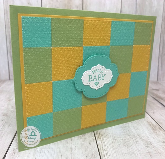 So what do you do with all the little left over squares after you use the plaid builder die? Why you create a quilt card! Details are on my blog here: https://wp.me/p59VWq-bhU. #thestampcamp #quiltcard #plaiddies #bestplaidbuilder