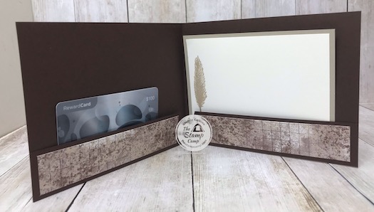 This is bonus card #3 for my featured stamp set for June the Beautiful World Bundle. Make this great Wallet Gift Card Holder for Dad for Father's Day. Details are on my blog here: https://wp.me/p59VWq-bi2 #stampinup #beautifulworld #thestampcamp #glendasblog #giftcardholder