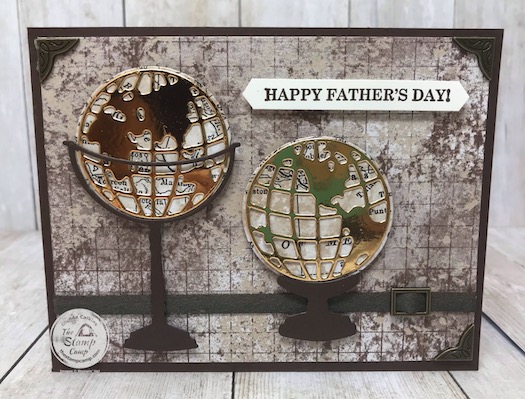 This is bonus card #3 for my featured stamp set for June the Beautiful World Bundle. Make this great Wallet Gift Card Holder for Dad for Father's Day. Details are on my blog here: https://wp.me/p59VWq-bi2 #stampinup #beautifulworld #thestampcamp #glendasblog #giftcardholder