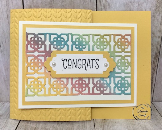 Many Mates Bundle is so versatile for so many different occasions. So much you can do with this bundle; check out my blog post here: https://wp.me/p59VWq-bjj. for some great baby card ideas. Multi-coloring with the Many Mates Bundle. #stampinup #thestampcamp #glendasblog #manymates