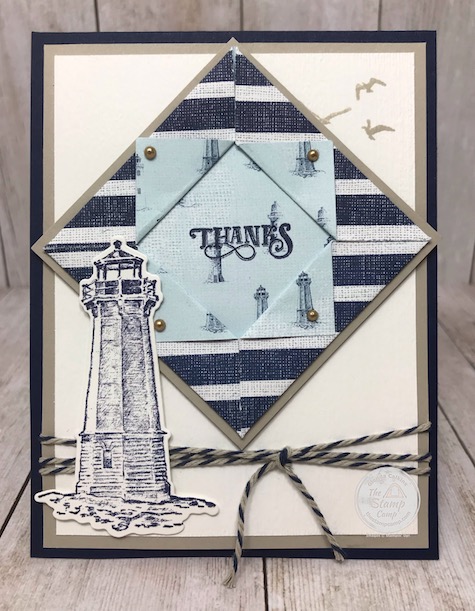 The Sailing Home stamp set will be in the 2020 2021 Annual Catalog but the Come Sail Away Designer Series Paper will not be. This paper coordinates so well with this stamp set you will want to make sure you have an extra pack on hand. Get yours today before it is gone for good! Final sale on this paper is June 2, 2020. Details are on my blog here: https://wp.me/p59VWq-bfQ #stampinup #thestampcamp #glendasblog #comesailaway #sailing home