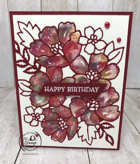 The baby wipe technique can bring results that you really have never thought to try before. This card started off being a hideous color but after it dried I dug it out of the garbage and created these cards. What do you think? Details are on my blog here: https://wp.me/p59VWq-blS #stampinup #technique #babywipe #thestampcamp