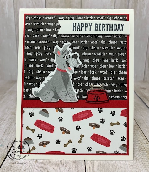 The Pampered Pets Bundle is part of the Playful Pets Suite of Products from Stampin' Up! This collection of products is sure to delight the dog or cat lover in your life regardless of their age they will love the cards and projects you can create with this bundle of products. See my blog post here for details: https://wp.me/p59VWq-boD. #stampinup #playfulpets #pamperedpets #thestampcamp