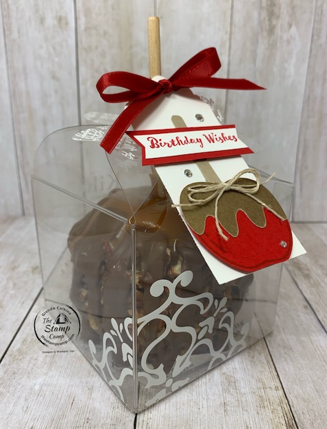 It's Make It Monday and this week I have a super cute Tag for your Caramel Apple Treat! You can give this as s birthday gift or give it to a teacher just because; the choice is yours but the recipient will LOVE it no matter what the occasion is. Details are on my blog here: https://wp.me/p59VWq-btO. #thestampcamp #stampinup #treat #tag