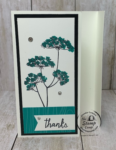 Bonus card #3 for my Queen Anne's Lace Featured Stamp Set for September. Did you know you can get this stamp set for free in September 2020? Well you can visit my blog for details here: https://wp.me/p59VWq-bts. #stampinup #thestampcamp #queenanneslace