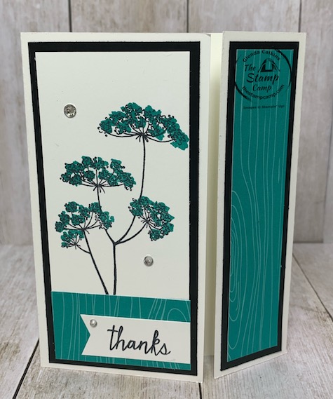 Bonus card #3 for my Queen Anne's Lace Featured Stamp Set for September. Did you know you can get this stamp set for free in September 2020? Well you can visit my blog for details here: https://wp.me/p59VWq-bts. #stampinup #thestampcamp #queenanneslace