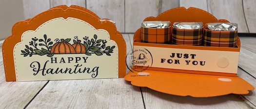 This week for Make It Monday I have this super cute treat holder created using the Celebration Tidings Bundle. You could create this treat holder for many different occasions. You could also make it a name place card for your Thanksgiving festivities. Details can be found on my blog here: https://wp.me/p59VWq-bxp. #stampinup #thestampcamp #celebrationtidings #treatholder