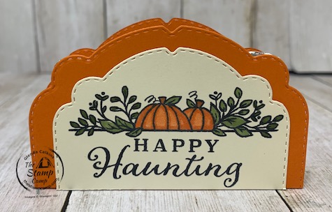 This week for Make It Monday I have this super cute treat holder created using the Celebration Tidings Bundle. You could create this treat holder for many different occasions. You could also make it a name place card for your Thanksgiving festivities. Details can be found on my blog here: https://wp.me/p59VWq-bxp. #stampinup #thestampcamp #celebrationtidings