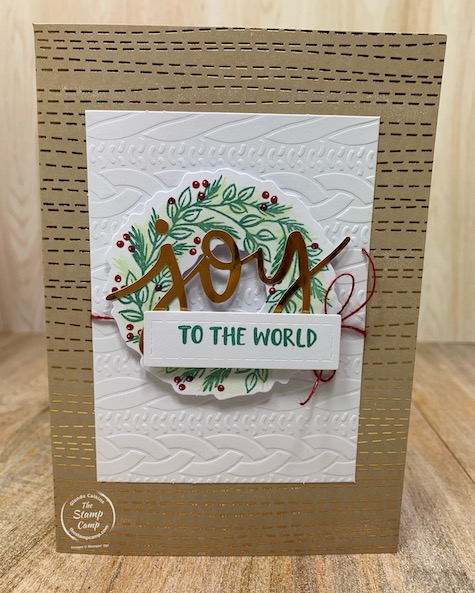Joy to the World was the Paper Pumpkin kit for October 2020. These kits are getting better and better; if you haven't tried them yet; I urge you to give them a try. These kits are delivered right to your mailbox and everything you need is in the box. Check out my blog post here for details: https://wp.me/p59VWq-bzM #stampinup #paperpumpkin #thestampcamp
