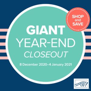 Stampin' Up! is having a Giant Year End Close Out Sale on Products from the Mini Catalog. Some discounts as much as 50% off! #stampinup #thestampcamp #christmasminicatalog 
