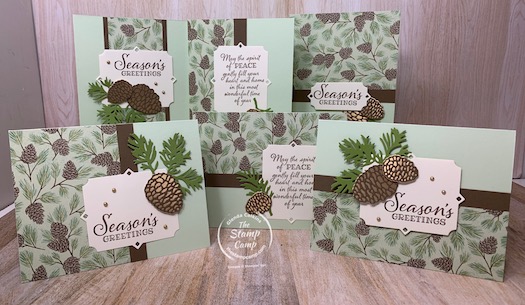 Do you enjoy One Sheet Wonders? Grab a 12 x 12 sheet of designer series paper and join me to see how you can take that 1 sheet and turn it into 12 cards. A simple layout that you are going to love! #thestampcamp #stampinup #onesheetwonder