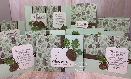 Do you enjoy One Sheet Wonders? Grab a 12 x 12 sheet of designer series paper and join me to see how you can take that 1 sheet and turn it into 12 cards. A simple layout that you are going to love! #thestampcamp #stampinup #onesheetwonder