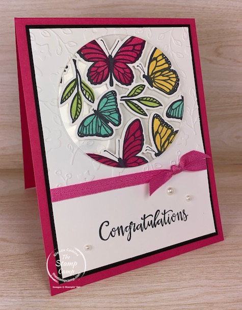 Technique Tuesday this week is the Floating Elements technique. I chose the new Floating & Fluttering stamp set to create this fun floating butterfly card. #thestampcamp #stampinup #technique
