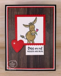 Saturday Sketch Darling Donkeys for Valentine's Day