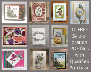 10 FREE Sale-a-bration PDF files with Qualified Order