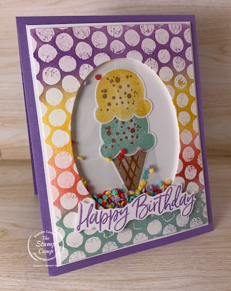 It's Try It Thursday and this is a spin on the Bubble Wrap Background technique.  It is a Bubble Wrap Emboss Resist technique.  Give it a try! #thestampcamp #stampinup #technique