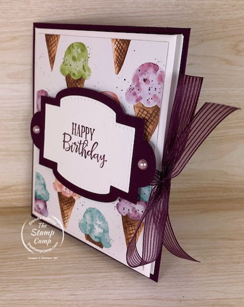 Are you ready for some Summer Fun cards? That is exactly what you can create with the Ice Cream Corner Suite of products from Stampin' Up! Get yours today! #thestampcamp #stampinup #icecream