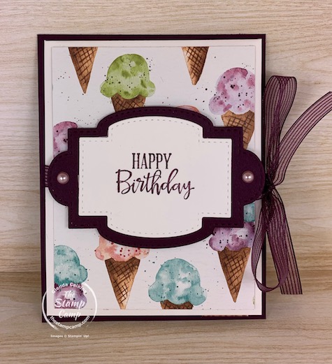 Are you ready for some Summer Fun cards? That is exactly what you can create with the Ice Cream Corner Suite of products from Stampin' Up! Get yours today! #thestampcamp #stampinup #icecream